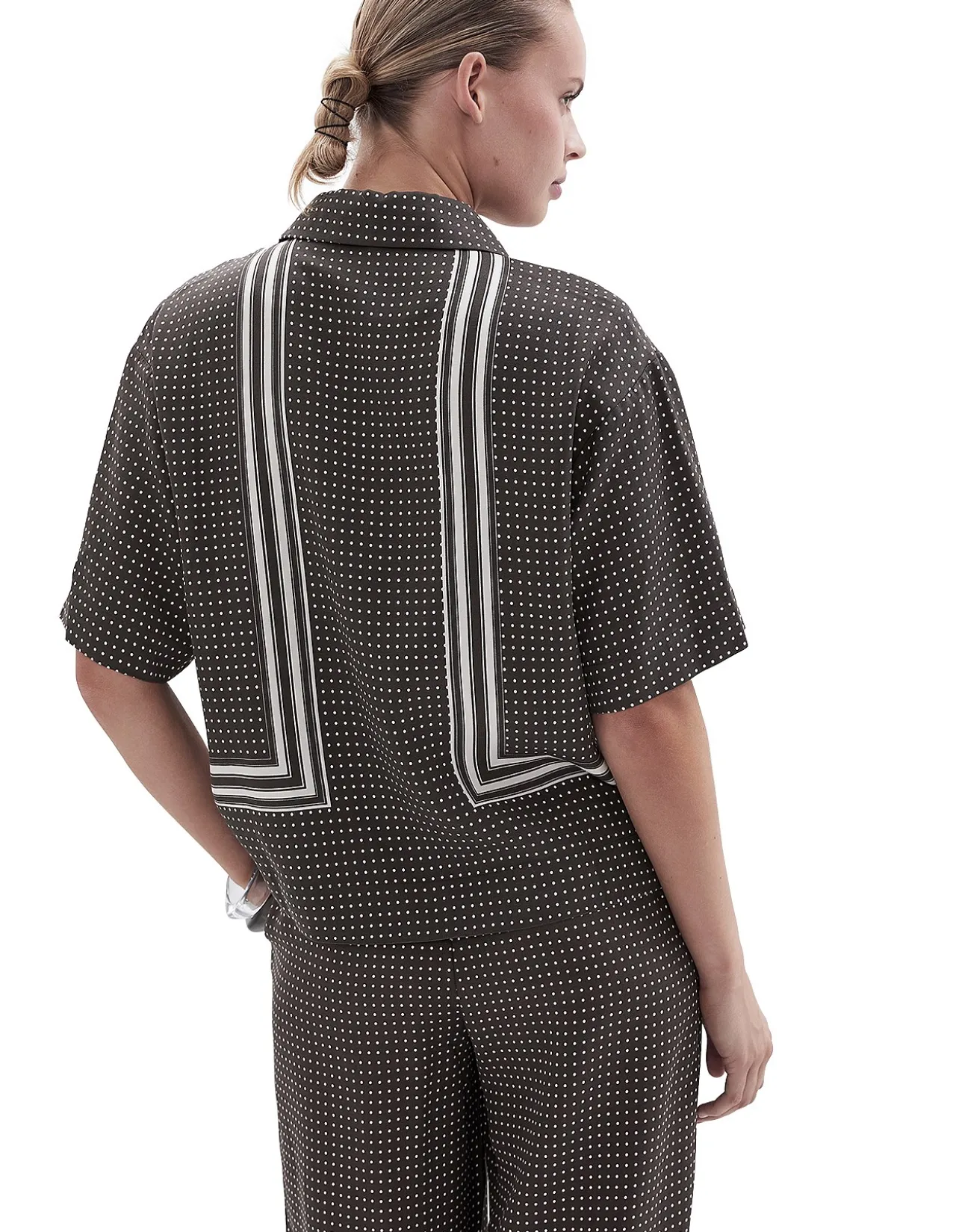 BORDER STRIPE RESORT SHIRT