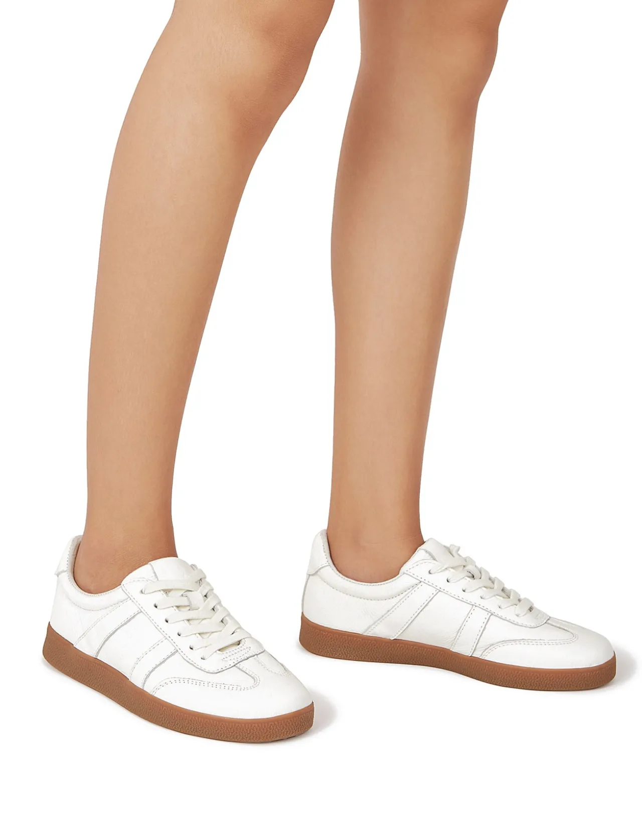 Boston Off White Leather Sneaker