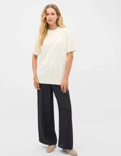 BOUCLE OVERSIZED KNIT TEE