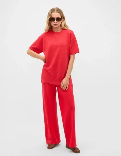BOUCLE OVERSIZED KNIT TEE