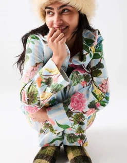Bouquet Beauty Stp Adlt FLN LS Shirt & Pant PJ Set