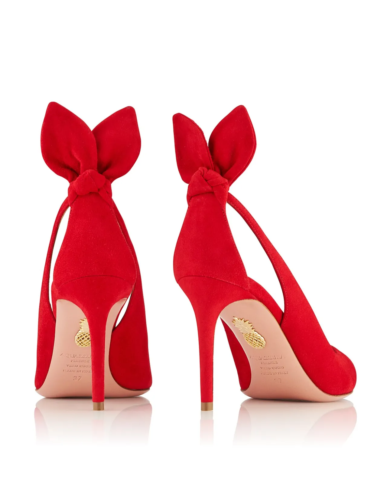 Bow Tie Suede Pump 105