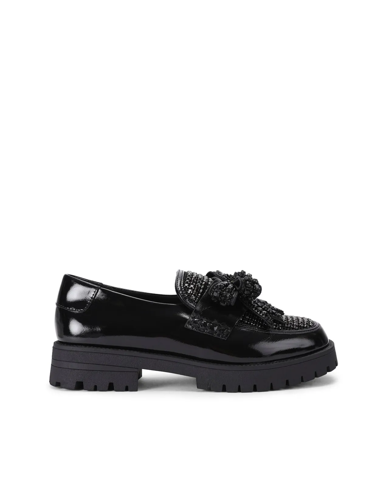 BOW CRYSTAL LOAFER