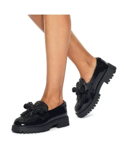 BOW CRYSTAL LOAFER