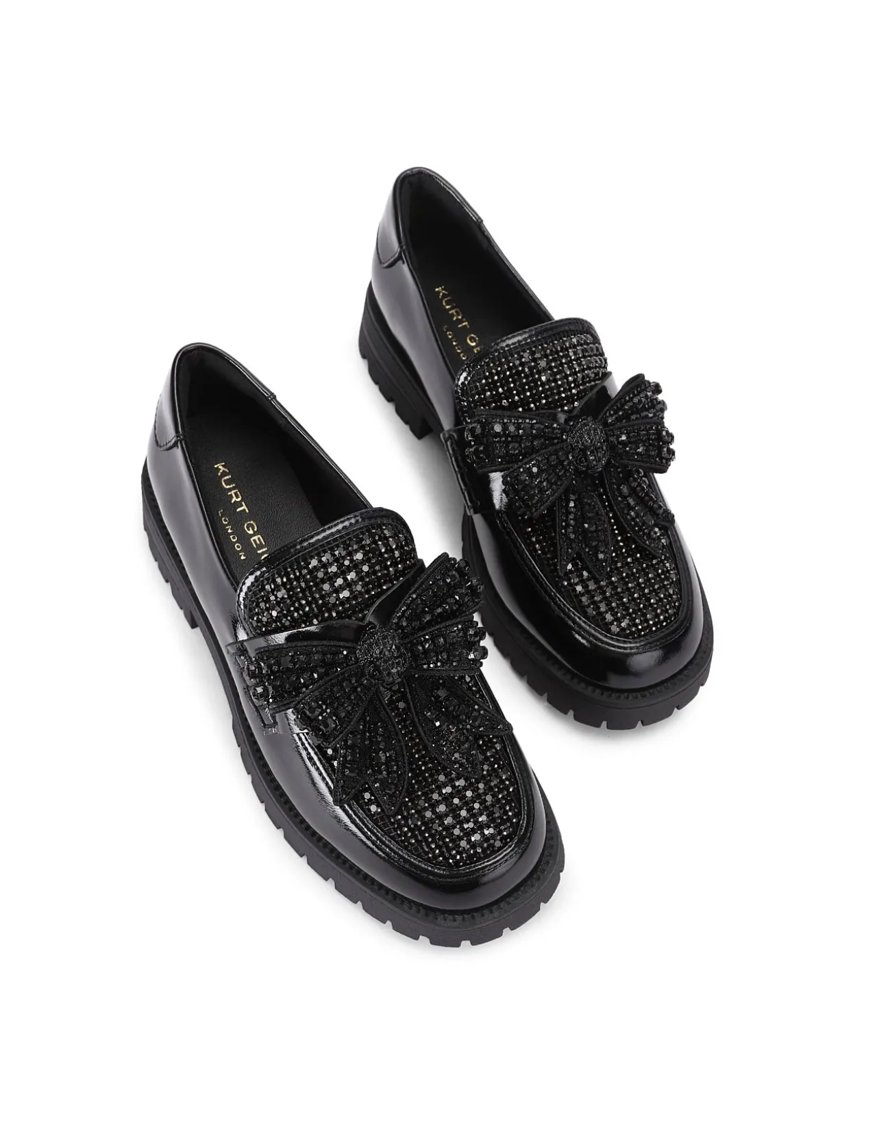 BOW CRYSTAL LOAFER