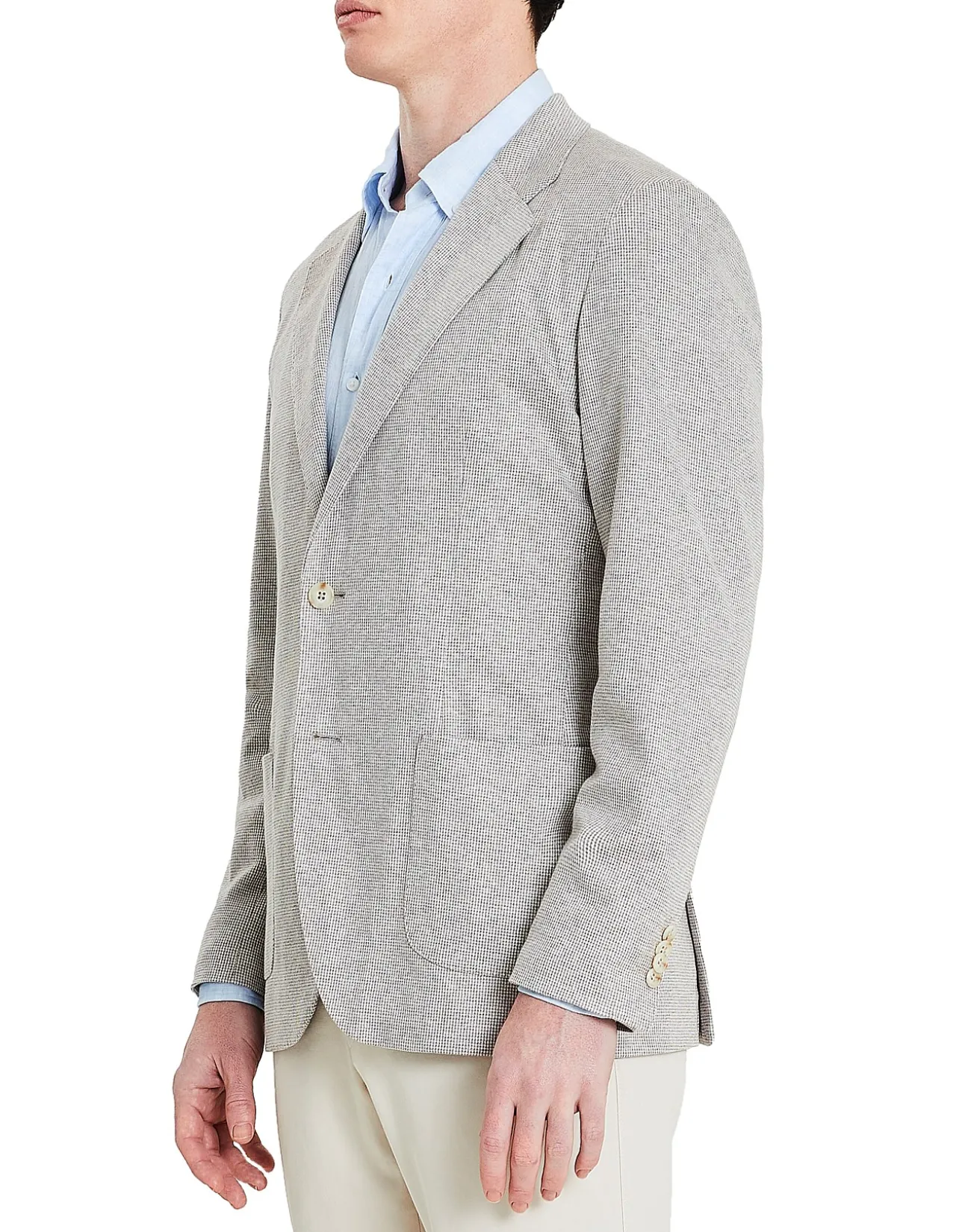 Bowie Tailored Fit Blazer Beige