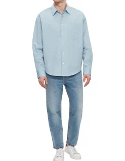 Boxy Fit Shirt Sky Blue