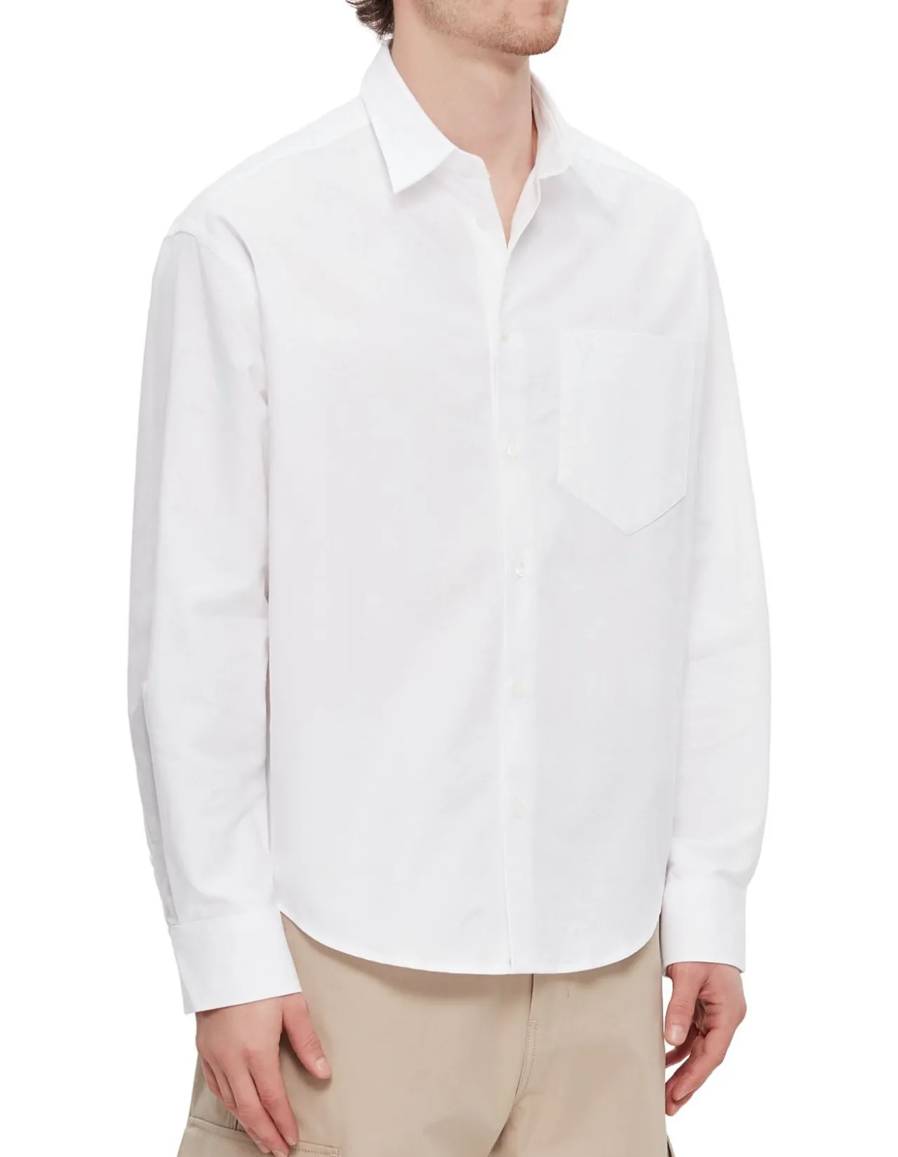 Boxy Fit Shirt White