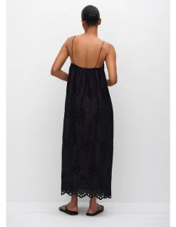 Broderie Cami Midi Dress