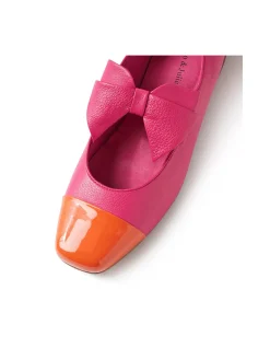 Broocks Bow Detail Patent Mary Jane Heels