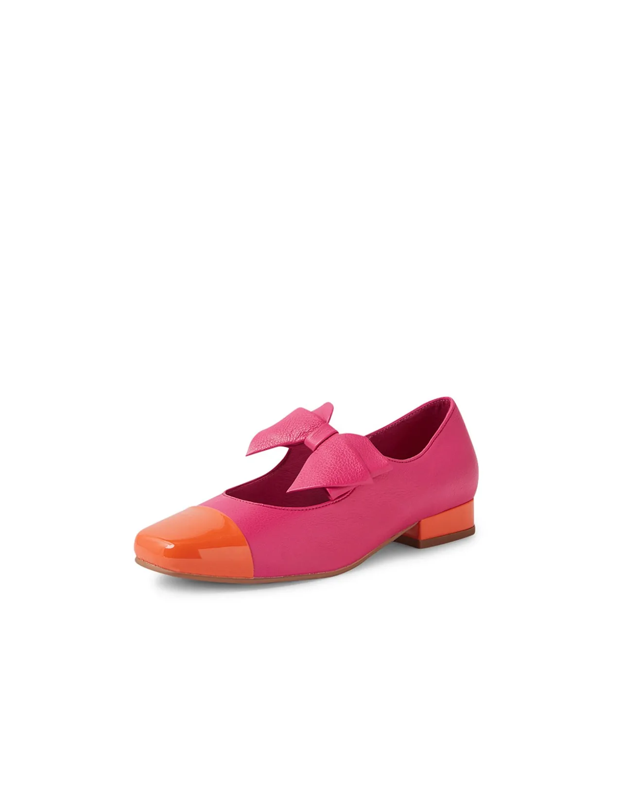 Broocks Bow Detail Patent Mary Jane Heels