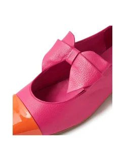 Broocks Bow Detail Patent Mary Jane Heels