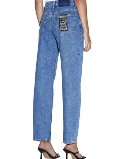 Brooklyn Heritage Mid Rise Straight Leg Jeans
