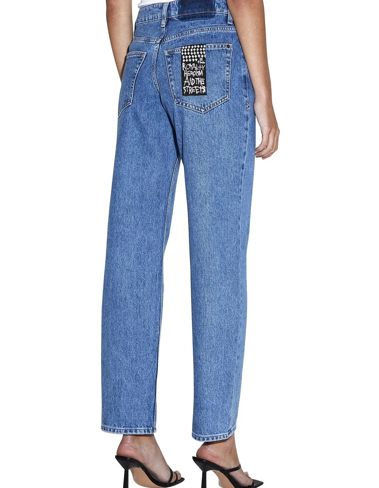 Brooklyn Heritage Mid Rise Straight Leg Jeans