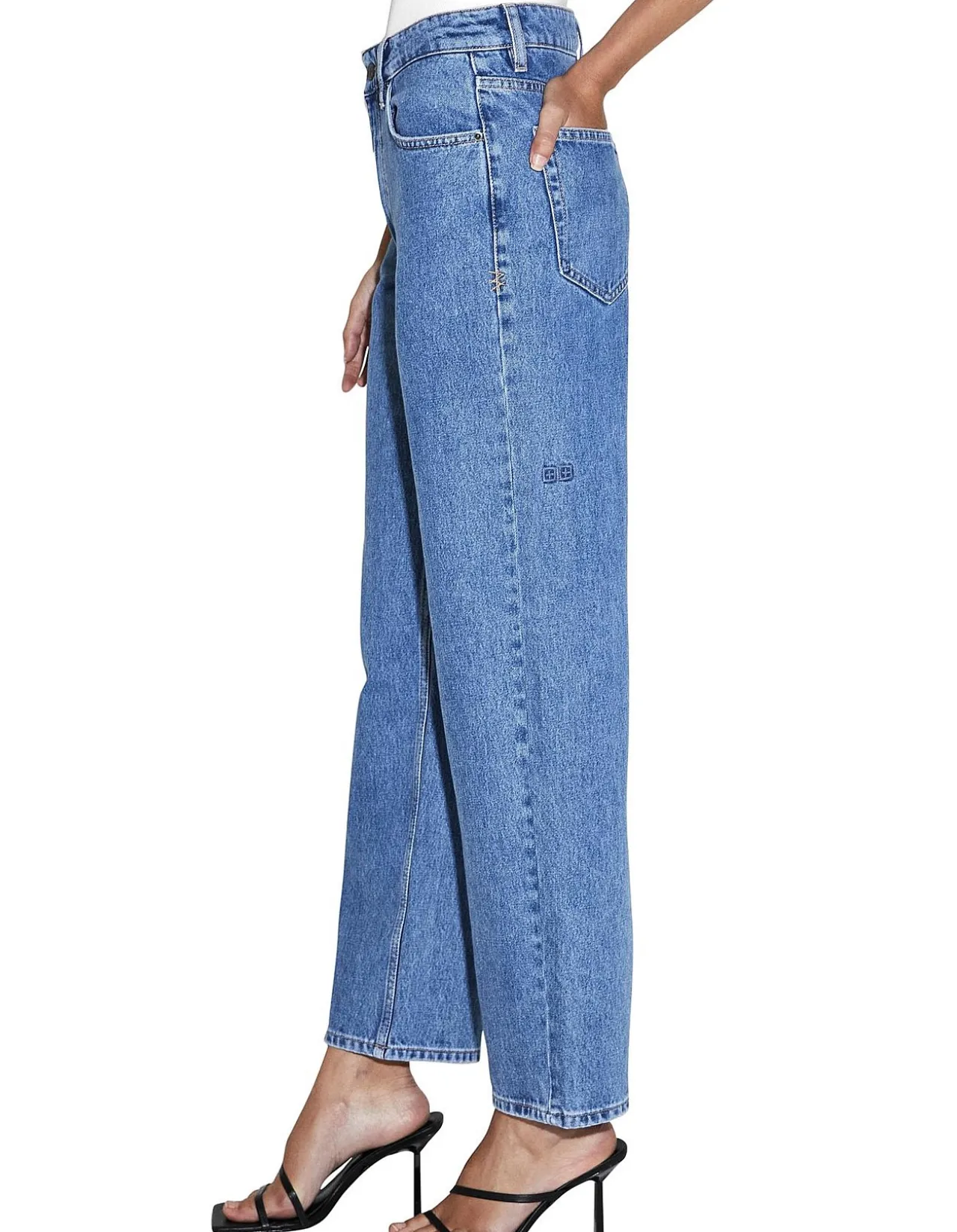 Brooklyn Heritage Mid Rise Straight Leg Jeans