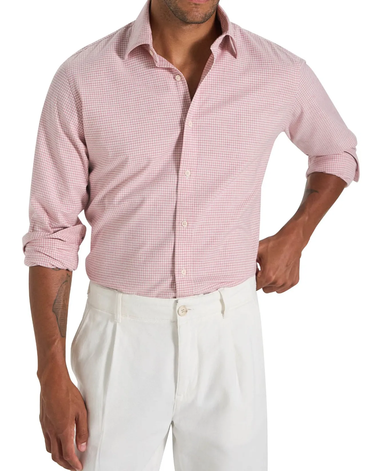 BROSNAN MINI CHECK SHIRT