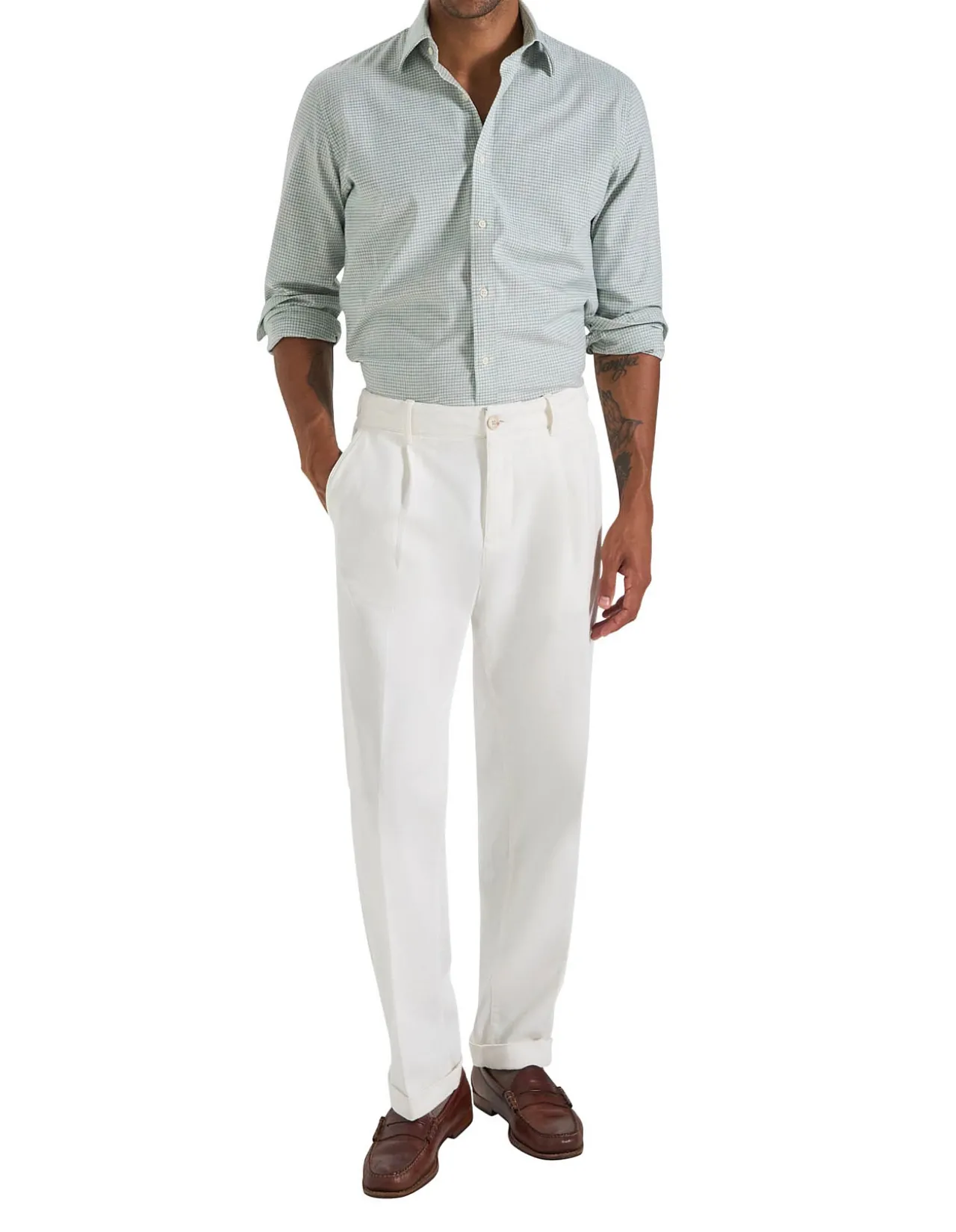 BROSNAN MINI CHECK SHIRT