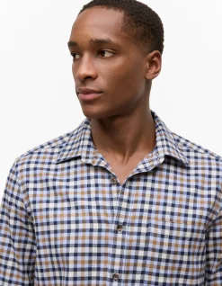 Brushed Cotton Multi Check Shirt