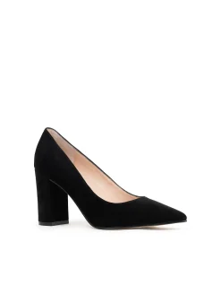 BRYNLEY85 BLOCK HEEL POINTED PUMP
