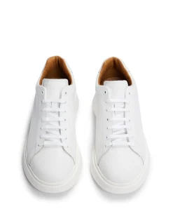 Bulton Runner Leather Trainers White