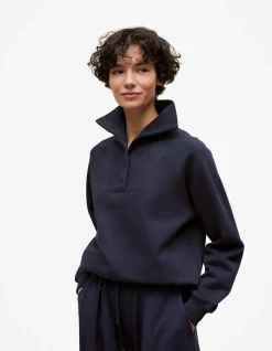 Button Neck Sweat