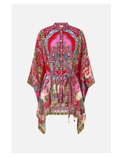 BUTTON THROUGH SCARF BLOUSE