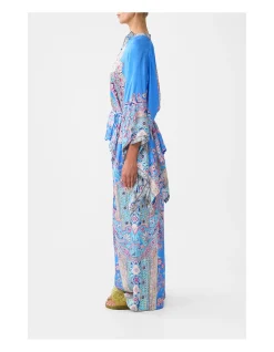 BUTTON THROUGH SCARF BLOUSE