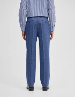 BYRON CHECKED SUIT TROUSER
