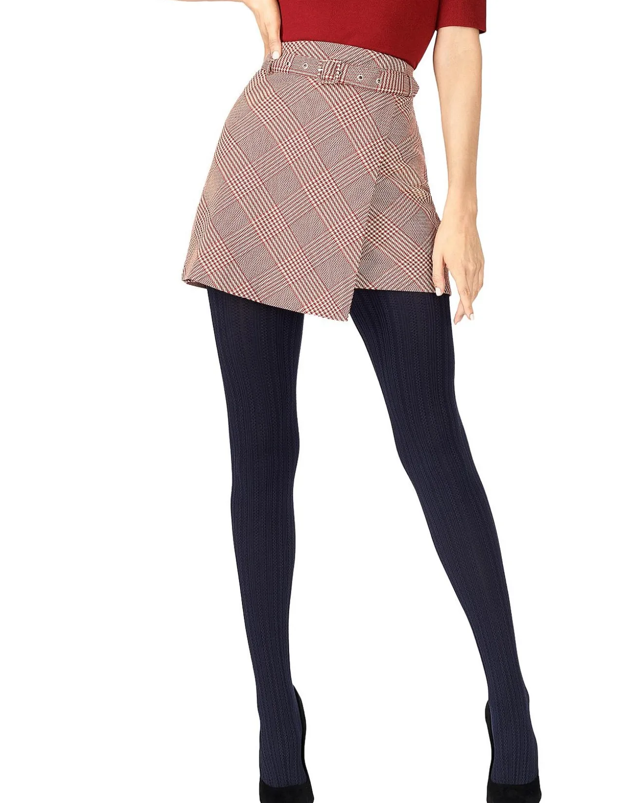 Cable Tights Soft Winter Knit Pantyhose