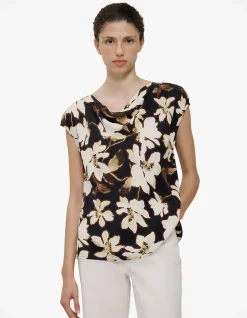 Calais Floral Cap Sleeve Top