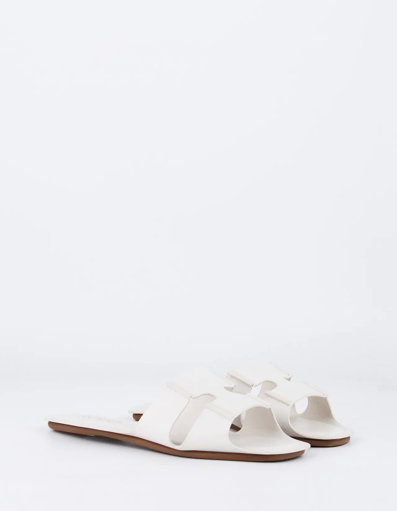 CALF FLAT SANDAL