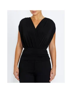 CALISTA BLACK JERSEY TOP