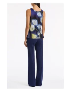CALLA LILY SILK VISCOSE SCOOP CAMI