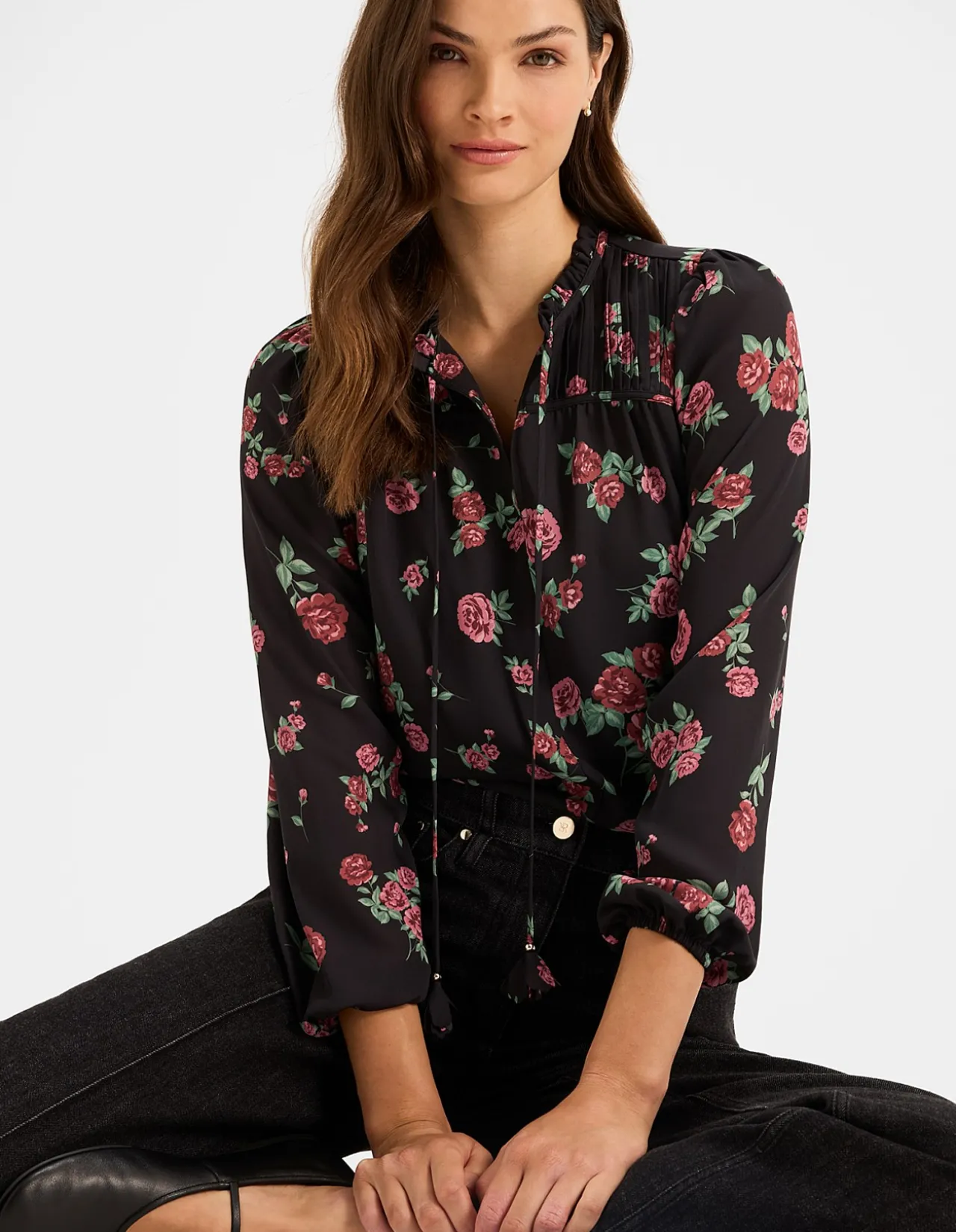CAMEO FLORAL BLOUSE