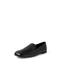 Cammie Sleek Square Toe Leather Loafers