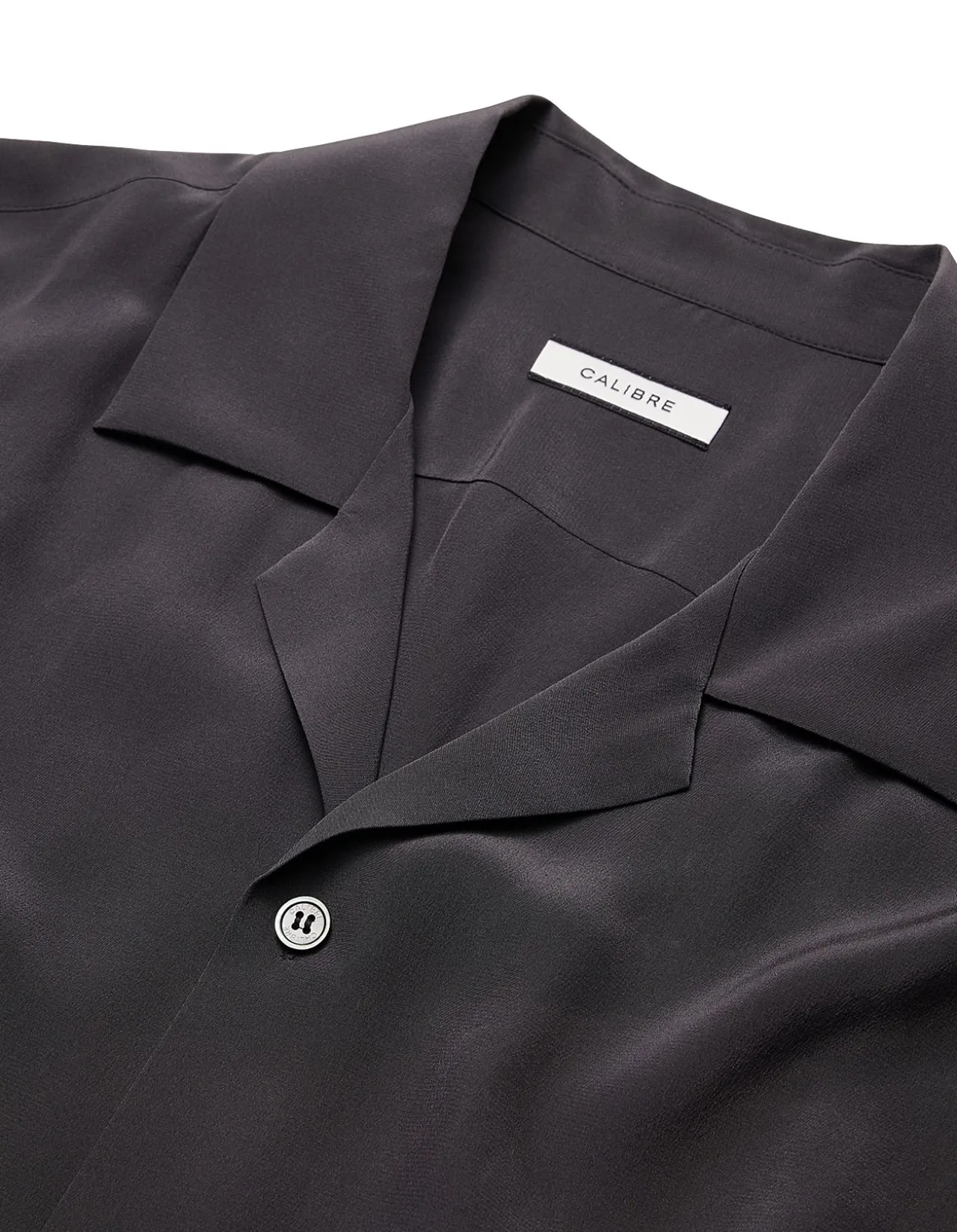 CAMP COLLAR SILK SS SHIRT