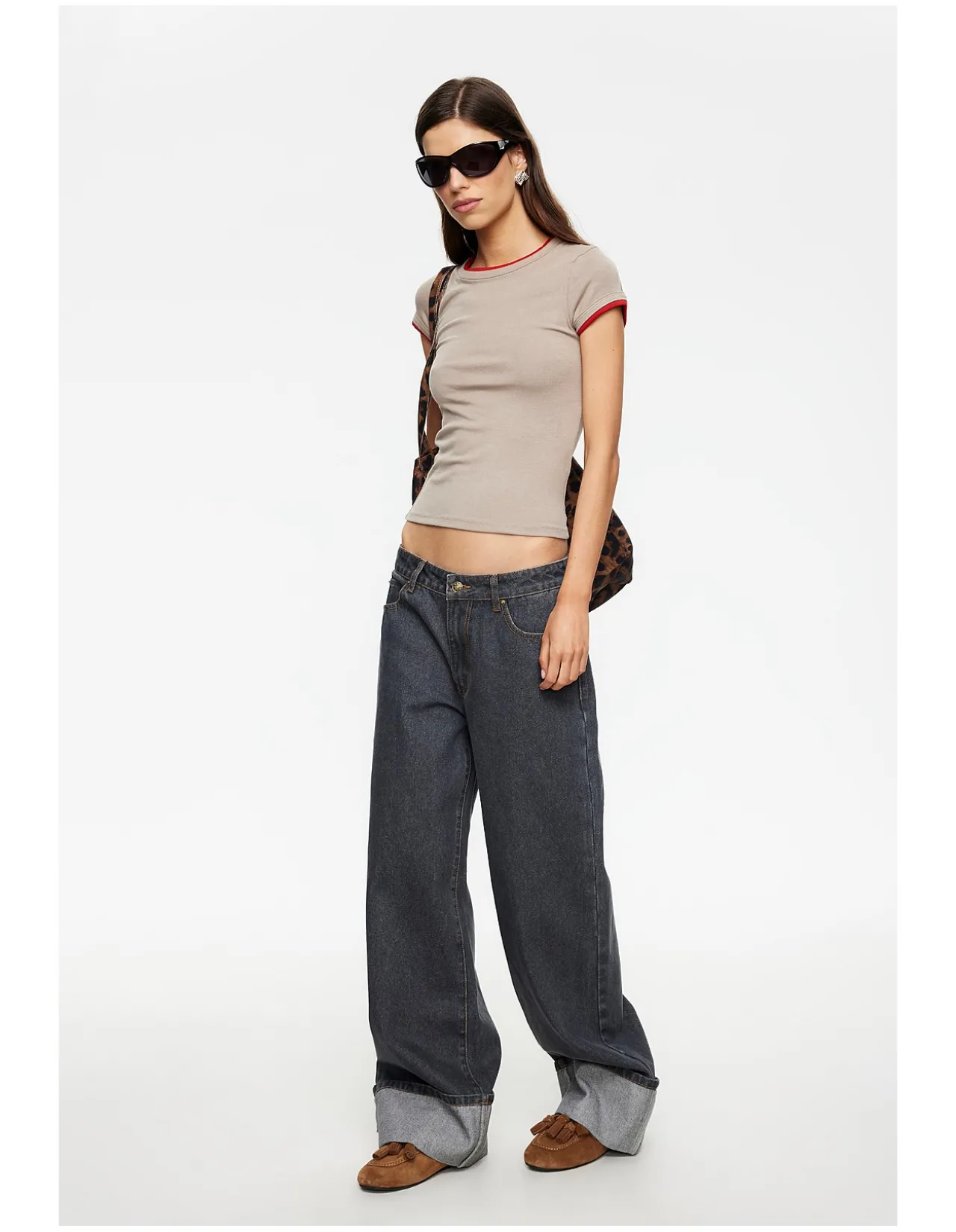 Capo Contrast Hem T-Shirt