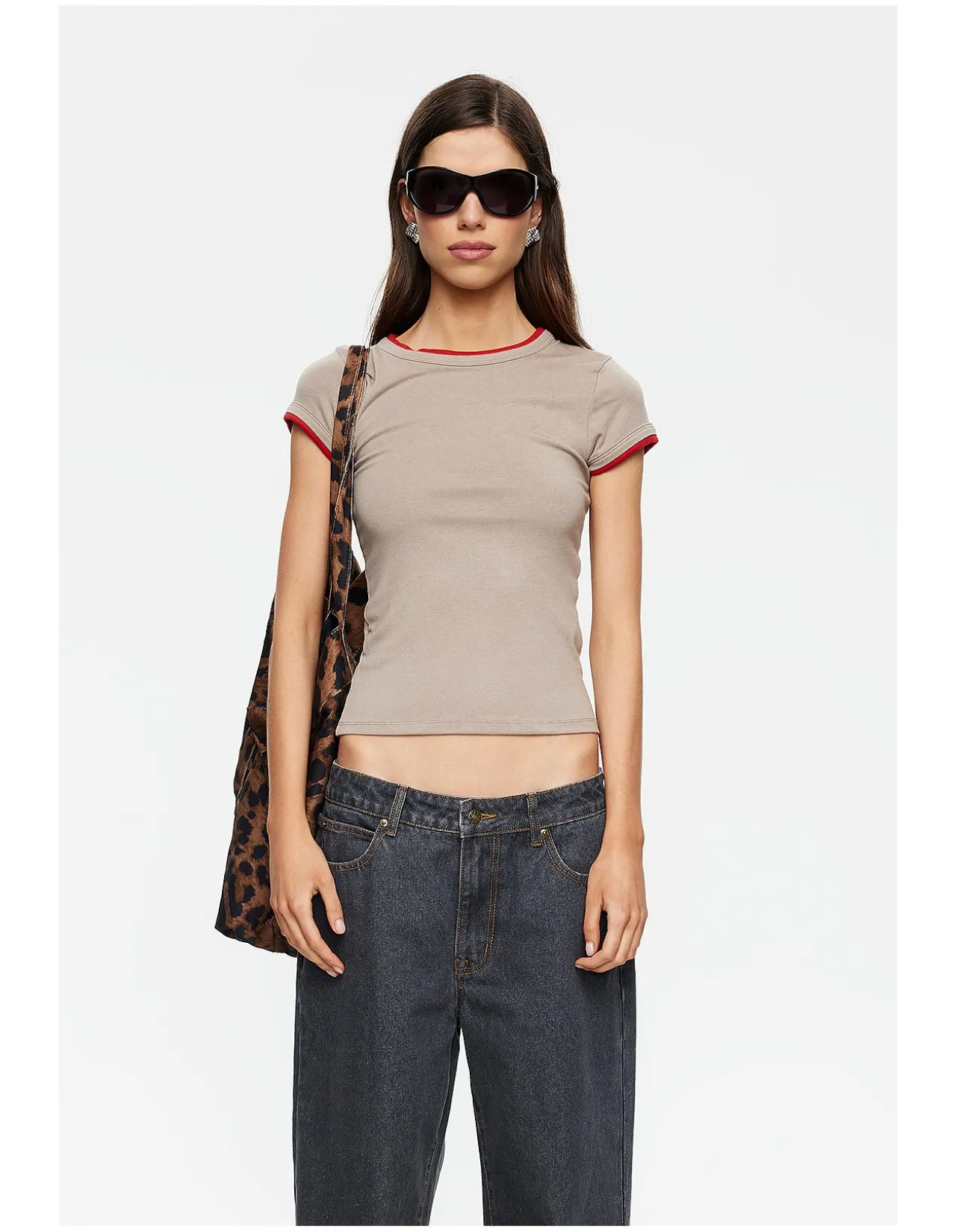 Capo Contrast Hem T-Shirt