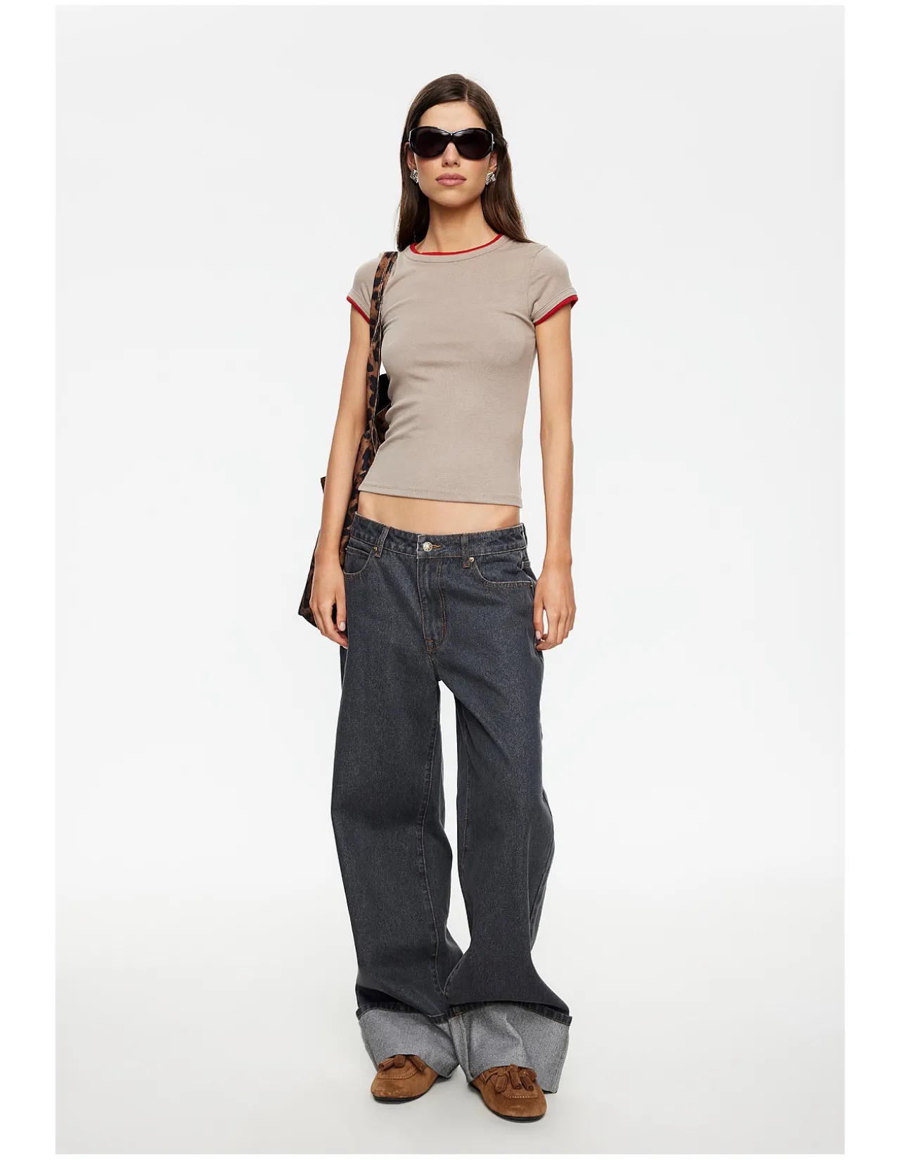 Capo Contrast Hem T-Shirt