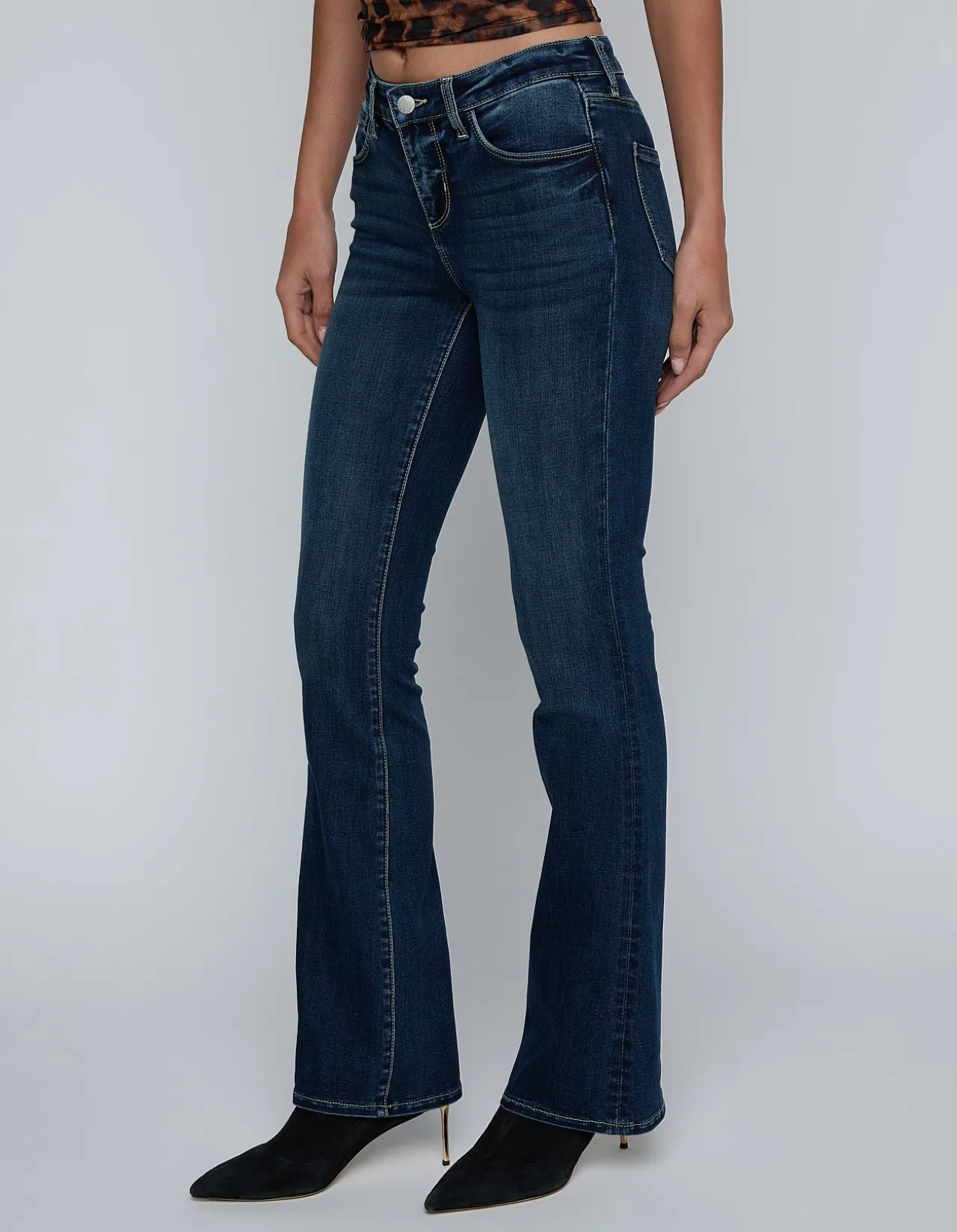 CARA LOW RISE BOOTCUT JEANS