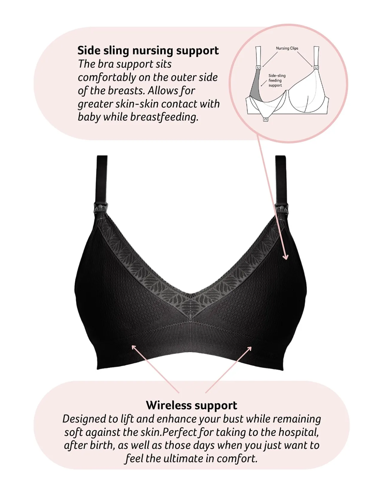 Caress FlexFit Nursing Bra - Busty