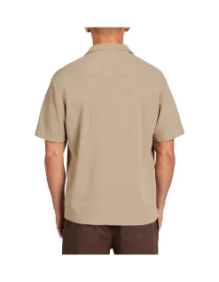 CARLOS COTTON WAFFLE SS SHIRT