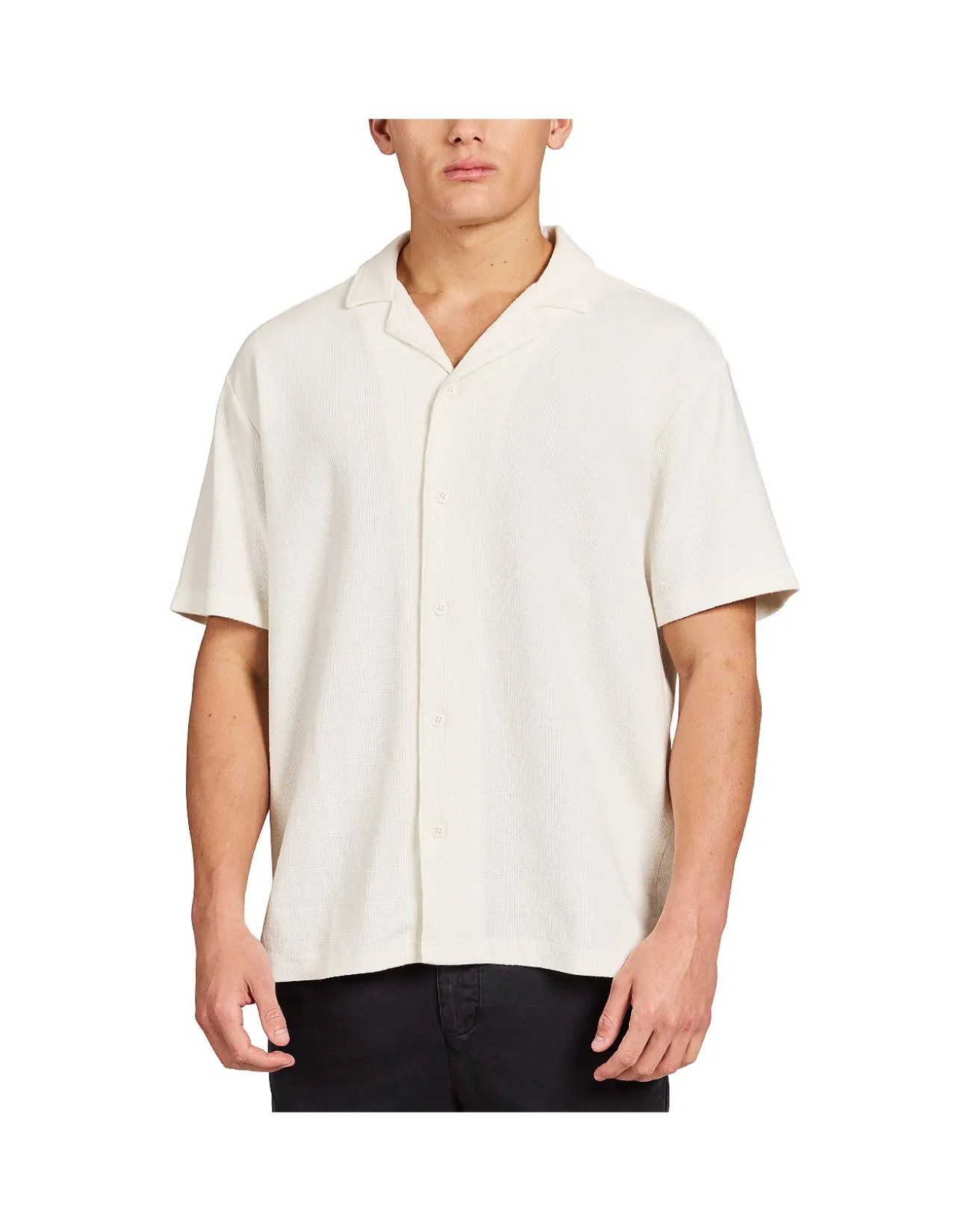 CARLOS COTTON WAFFLE SS SHIRT