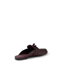 Carmil Knotted Detail Leather Mule Loafers