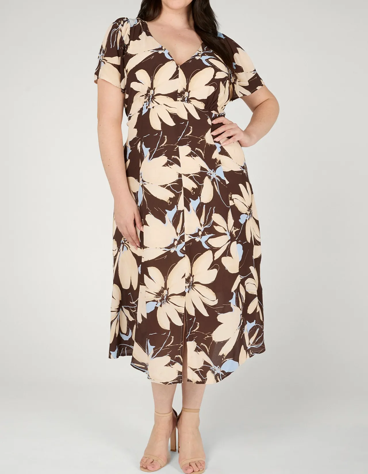 CAROLINE VISCOSE DRESS