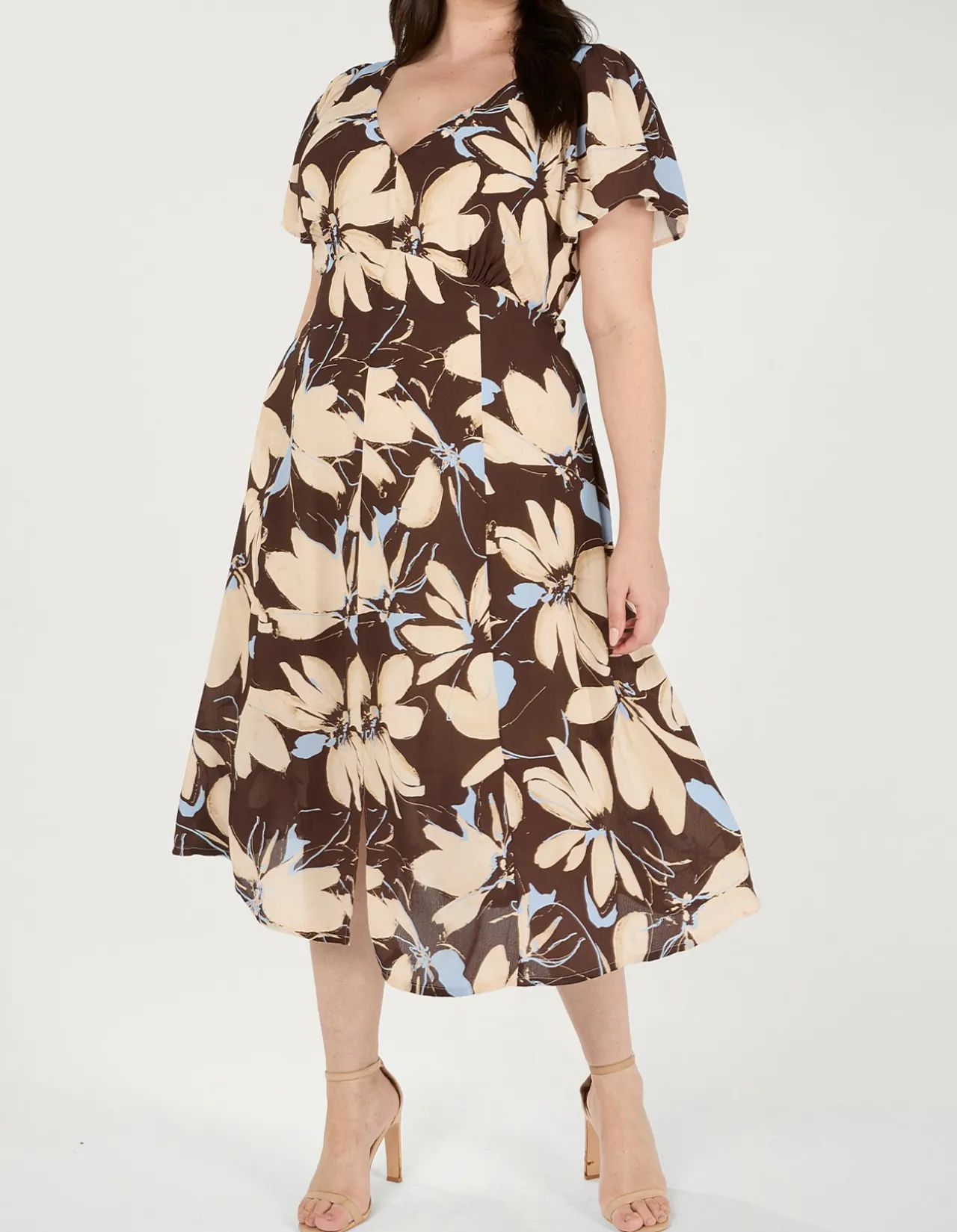 CAROLINE VISCOSE DRESS