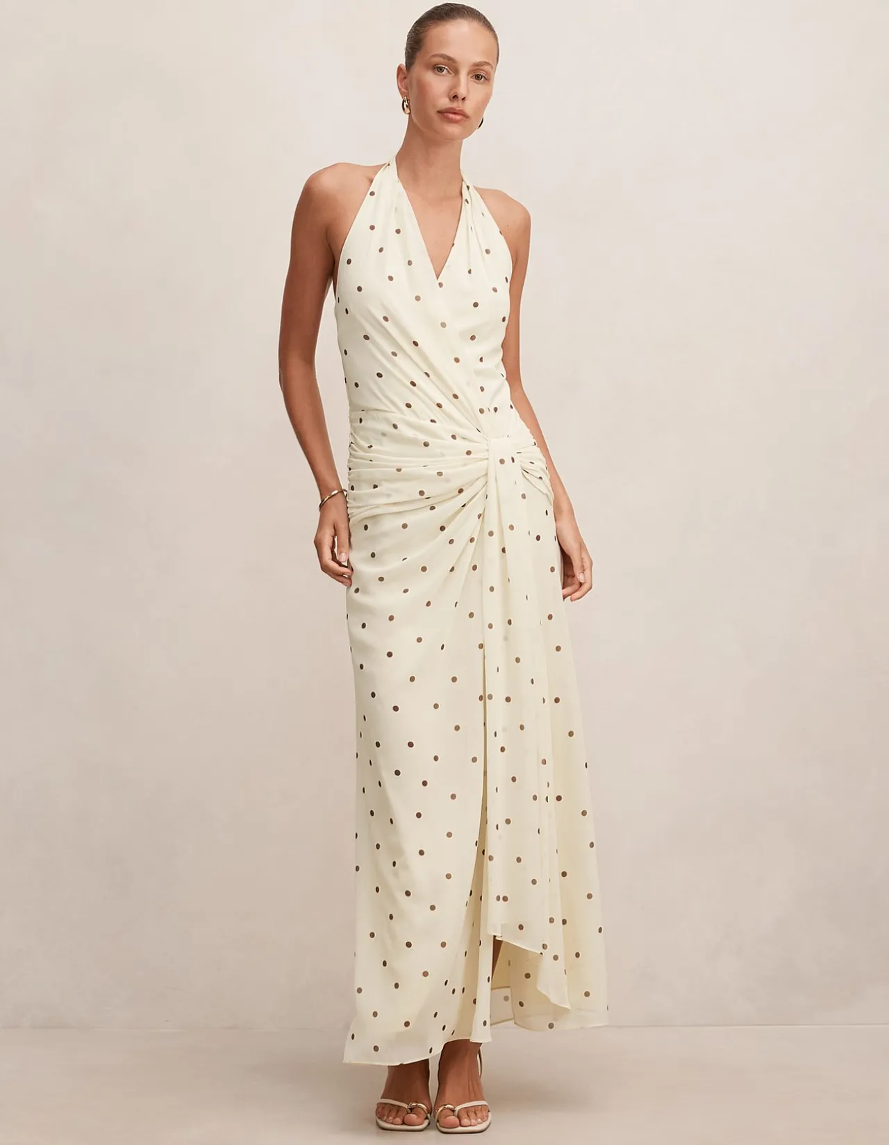 CARTIA WRAP MAXI DRESS
