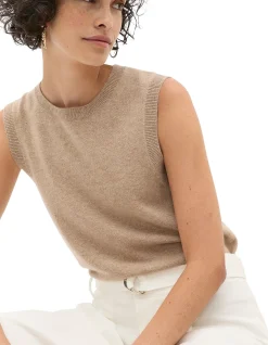 CASHMERE KNIT VEST