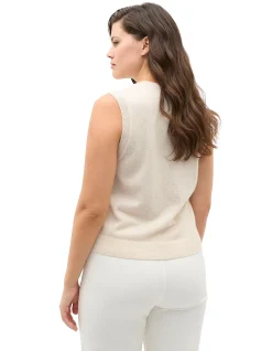 CASHMERE KNIT VEST