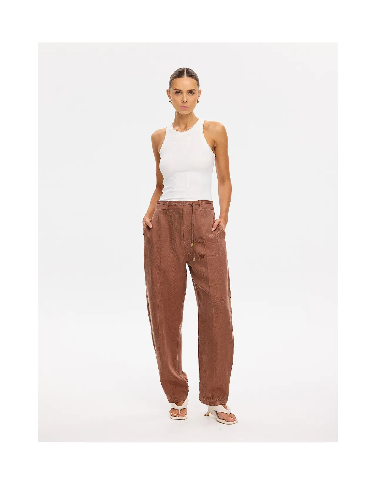 Cass Barrel Leg Pant